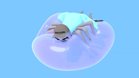bouncing bubble clothing dress squeezing squish wobbling skeletorskeletonized arachnid arthropod spider 16:9 3d_(artwork) 3d_animation animated digital_media_(artwork) no_sound short_playtime video widescreen