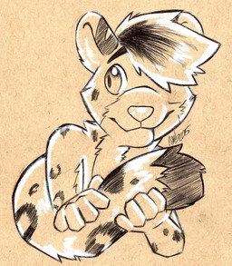 5_fingers anthro biped dipstick_tail eyebrows fingers fur hair holding_tail humanoid_hands male markings multicolored_tail shy solo spots spotted_body spotted_fur tail tail_markings nimbuttes mars_(thequeenofmars) felid mammal pantherine snow_leopard 2015 hi_res monochrome signature sketch traditional_media_(artwork)