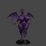 anthro big_breasts big_butt breasts butt crossgender curvy_figure female genitals glistening glistening_body huge_breasts inverted_nipples membrane_(anatomy) membranous_wings mtf_crossgender nipples non-mammal_breasts non-mammal_nipples nude plantigrade purple_body pussy slightly_chubby solo tail thick_thighs voluptuous wide_hips wings yellow_eyes zero_suit johnnyrealname joputapelirrojo metroid mythology nintendo ridley alien dragon mythological_creature mythological_scalie scalie space_dragon_(metroid) 1:1 3d_(artwork) animated digital_media_(artwork) short_playtime turntable_(animation)