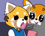 2d_animation 5:4 aggretsuko ailurid animated antelope anthro assisted_sex balls blush blush_stickers bodily_fluids bovid clothed clothing duo_focus erection eyelashes faceless_character faceless_male fellatio female foreskin gazelle genitals group horn humanoid_genitalia humanoid_penis male mammal motion_tweening open_mouth oral oral_penetration penetration penile penis red_panda retsuko saliva sanrio sex short_playtime smile thomson's_gazelle tongue tongue_out tongue_out_blowjob true_antelope tsunoda_(aggretsuko) virate-chip
