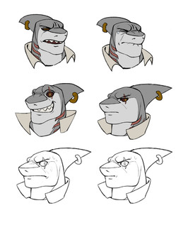 anthro bodily_fluids brown_sclera crying frill_(anatomy) frill_piercing frill_ring furgonomics furry-specific_piercing gills grey_body grin head_crest head_frill looking_at_viewer male male_anthro mouth_closed narrowed_eyes open_mouth piercing ring_piercing simple_background smile solo tears white_background white_body wide_eyed yellow_eyes edvardiko fish marine shark hi_res