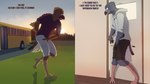 anthro bodily_fluids bottomwear bus classroom clothing commercial_vehicle desperation duo fart genital_fluids hoodie imminent_scat male pants school shorts sweatpants text topwear urine vehicle wetting jager-darklite animal_humanoid avian avian_humanoid humanoid 16:9 english_text hi_res widescreen