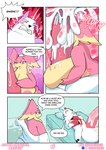 anthro audino balls big_balls big_breasts big_penis bodily_fluids breast_play breasts comic cum english_text excessive_cum excessive_genital_fluids female feral generation_3_pokemon generation_5_pokemon genital_fluids genitals good_boy goopyarts hi_res huge_balls huge_breasts huge_penis hyper hyper_balls hyper_breasts hyper_genitalia hyper_penis male male/female nintendo orgasm penis pink_body pokemon pokemon_(species) raina_(goopyarts) sex slightly_chubby text thick_thighs titfuck wide_hips zangoose