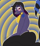 4_arms abstract_background anthro apode arm_gem big_butt big_tail breasts butt forehead_gem gem gynomorph hair intersex legless living_tail looking_at_viewer looking_back multi_arm multi_limb nude psychedelic psychedelic_background serpentine side_boob slim snake_hood snake_tail solo tail unusual_anatomy unusual_tail nikolinni tokun_(nikolinni) animal_humanoid draconcopode humanoid naga reptile scalie snake 2025 absurd_res colored digital_drawing_(artwork) digital_media_(artwork) hi_res signature gynomorph_(lore)