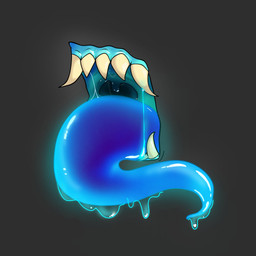 ambiguous_form ambiguous_gender blue_mouth bodily_fluids drooling ectoplasm fangs glowing glowing_mouth mouth_shot open_mouth saliva saliva_string solo teal_mouth teeth maluzdom ambiguous_species 1:1 hi_res