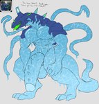 abs anthro anthrofied balls big_balls big_penis blue_body digitigrade genitals huge_balls huge_penis humanoid_genitalia humanoid_penis hyper hyper_genitalia hyper_penis male muscular muscular_anthro muscular_male pecs penis solo tentacles water water_tentacles daikuhiroshiama sega sonic_adventure sonic_the_hedgehog_(series) perfect_chaos elemental_creature goo_creature monster water_creature alternate_version_at_source hi_res