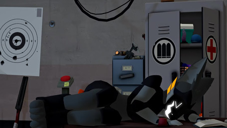 anal anal_penetration anthro bent_legs clothing dildo dildo_insertion disembodied_penis erection furniture genitals glowing glowing_eyes gun hat headgear headwear knot lying machine male nude on_side penetration penis ranged_weapon sex_toy sex_toy_insertion shotgun solo weapon visualized team_fortress_2 valve valve_corporation protogen 16:9 3d_(artwork) 3d_animation animated digital_media_(artwork) hi_res no_sound short_playtime video widescreen