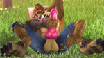 5_fingers 5_toes accessory animal_genitalia animal_penis anthro balls big_balls big_penis black_claws blue_bottomwear blue_clothing bottomwear bouncing_balls brown_body brown_fur brown_hair canine_genitalia canine_penis chest_tuft claws clothed clothing countershading denim denim_bottomwear denim_clothing erection fangs feet finger_claws fingers fur genitals grass hair hand_behind_head headband headgear headwear holding_penis humanoid_genitalia humanoid_penis hybrid_genitalia hybrid_penis jeans knot knotted_humanoid_penis knotted_penis looking_at_viewer lying male masturbation on_back on_grass on_ground open_mouth orange_sclera pants penile penile_masturbation penis pink_inner_ear pink_penis plant pseudo_hair red_clothing red_headband red_headwear sharp_teeth sheath solo sound_effects tan_body tan_fur teeth toe_claws toes tongue tongue_out topless torn_bottomwear torn_clothing torn_jeans torn_pants tuft underbite yellow_eyes connivingrat sound_warning petruz_(modeler) epic_games fortnite mythology dire_(fortnite) canid canine canis mammal mythological_canine mythological_creature werecanid werecanine werecreature werewolf wolf 16:9 2020 3d_(artwork) 3d_animation animated digital_media_(artwork) hi_res high_framerate loop short_playtime sound source_filmmaker_(artwork) webm widescreen