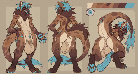 animal_genitalia animal_penis anthro anus balls big_balls big_butt big_penis big_tail blue_eyes blue_hair blue_pawpads blue_penis butt color_swatch equine_genitalia equine_penis front_view fully_sheathed fur genitals gloves_(marking) hair huge_balls huge_penis hybrid_genitalia hybrid_penis hyper hyper_balls hyper_genitalia hyper_penis knot knotted_equine_penis knotted_penis looking_at_viewer male markings multicolored_body multicolored_fur navel neck_tuft nipples nude pawpads paws penis penis_tip presenting presenting_anus presenting_hindquarters raised_tail rear_view scrotum_flap sheath smile solo tail tail_tuft thick_tail tuft wide_hips elcy polter canid canine mammal digital_media_(artwork)