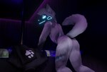 anthro butt clothing fur machine male money nude pole presenting presenting_hindquarters solo tail undressed white_body white_fur protogenpal c1oudy_protogen protogen 3d_(artwork) blender_(artwork) digital_media_(artwork) hi_res