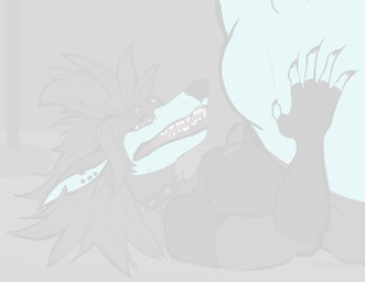 abdominal_bulge ambiguous_gender ambiguous_prey anthro belly big_belly burping digestion digestion_noises fatal_vore female female_pred oral_vore solo sound_effects squirming vore gushyguts sound_warning canid canine mammal 2d_animation animated hi_res motion_tweening short_playtime sound video