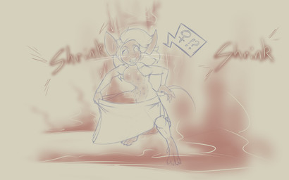 anthro breasts buckteeth female female_symbol gender_symbol gender_transformation hair looking_up multi_nipple nipples open_mouth shrinking size_transformation solo surprised symbol teeth transformation whiskers grandstorm mammal mouse murid murine rodent 2023 digital_media_(artwork) hi_res