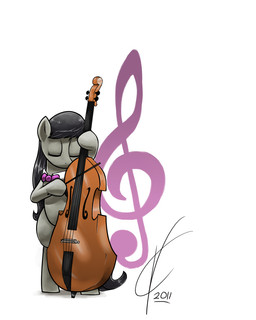 anthro black_hair bow_(feature) bow_(stringed_instrument) bow_tie bowed_string_instrument cello eyes_closed female hair long_hair music musical_instrument playing_music simple_background solo string_instrument white_background unknown_artist friendship_is_magic hasbro my_little_pony octavia_(mlp) earth_pony equid equine horse mammal pony 2011 4:5