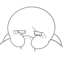 >_< ambiguous_gender biped blush blush_lines bodily_fluids closed_smile cum cum_from_mouth cum_in_mouth cum_inside deep_throat duo ejaculation eyes_closed fellatio first_person_view front_view genital_fluids genitals heart_symbol humanoid_genitalia humanoid_penis looking_at_viewer male male/ambiguous mostly_offscreen_male mouth_closed narrowed_eyes not_furry one_eye_closed oral oral_penetration orgasm penetrating_pov penetration penile penis penis_in_mouth sex simple_background size_difference smile solo_focus speech_bubble throbbing throbbing_penis tongue tongue_out tremble_spikes white_background wink winking_at_viewer 0415sssss kirby_(series) nintendo kirby human mammal waddling_head 1:1 2023 animated black_and_white digital_drawing_(artwork) digital_media_(artwork) frame_by_frame japanese_description monochrome no_sound short_playtime sketch video