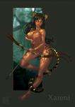 arrow_(weapon) barefoot bow_(weapon) breasts feet female fur genitals hair markings nipples nude pussy ranged_weapon smile solo spots weapon whisker_markings yellow_eyes goozie bunny_and_fox_world xareni_(spicedrum) animal_humanoid cat_humanoid felid felid_humanoid feline feline_humanoid humanoid leopardus leopardus_humanoid mammal mammal_humanoid ocelot ocelot_humanoid