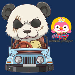 anthro car chibi cigarette cigarette_in_mouth clothed clothing driving facial_scar inside_car inside_vehicle logo male object_in_mouth right-hand_drive scar simple_background solo steering_wheel text transparent_background vehicle queenpenguinart beastars gouhin_(beastars) bear giant_panda mammal 1:1 2020 alpha_channel digital_media_(artwork) url