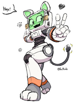3_toes :3 :d anthro black_heart cable_tail cogwheel electrical_plug_tail electricity fake_whiskers feet female footprint for_a_head gesture green_face green_inner_ear grey_body hand_gesture heart_symbol machine noseless open_:3 pawprint post-it_note rivets screen screen_face segmented_body simple_background smile solo speech_bubble text thick_thighs toes v_sign white_background white_body realhoddee pur_03 domestic_cat felid feline felis mammal object_head robot robot_anthro screen_head 2025 3:4 artist_name cel_shading english_text full-length_portrait hi_res portrait shaded