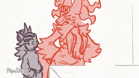 annoyed anthro breasts butt_slap clothed clothed_male clothing duo female fur_clothing heart_eyes heart_symbol larger_anthro larger_female looking_at_another looking_pleasured male male/female size_difference slap spank_(sound_effect) tail tail_motion tailwag any-low-be nintendo pokemon bastien_(any-low-be) pokemon_trainer vix_(any-low-be) delphox generation_6_pokemon human mammal pokemon_(species) 16:9 animated digital_media_(artwork) flipaclip_(artwork) short_playtime sound video widescreen