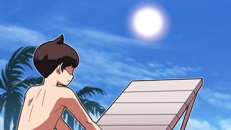 anthro big_breasts bikini black_bikini black_bikini_bottom black_bikini_top black_bra black_clothing black_hair black_nose black_panties black_sclera black_swimwear black_underwear blush bra breasts brown_body brown_fur chair cleavage clothed clothing cloud duo female fur furniture hair human_on_anthro interspecies long_ears lounge_chair male male/female male_human music obscured_eyes offscreen_sex open_clothing open_mouth open_shirt open_topwear outline outside palm_tree panties pink_clothing pink_eyes pink_inner_ear pink_shirt pink_topwear plant pupils shirt sky smile sound_effects sparkles sun suntan_lotion swimwear tan_body tan_fur tan_outline tan_skin thought_bubble topwear tree two-piece_swimsuit underwear white_clothing white_shirt white_topwear hakkim nintendo pokemon florian_(pokemon) generation_4_pokemon human lagomorph lopunny mammal pokemon_(species) 16:9 2025 2d_animation animated hi_res long_playtime sound webm widescreen