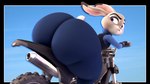 anthro big_butt black_eyebrows blue_background blue_bottomwear blue_clothing blue_pants blue_shirt blue_topwear bottomwear butt clothing eyebrows eyelashes female grey_body grey_ears grey_tail huge_butt huge_thighs hyper hyper_butt long_ears looking_back motorcycle pants pink_inner_ear pink_nose police police_uniform purple_eyes rear_view riding_motorcycle scut_tail shirt short_tail simple_background solo tail thick_thighs tight_clothing topwear uniform vehicle cindablimp disney zootopia judy_hopps european_rabbit lagomorph leporid mammal oryctolagus rabbit 2024 3d_(artwork) colored digital_media_(artwork) hi_res shaded source_filmmaker_(artwork)