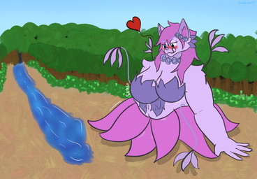 anthro bedroom_eyes belly big_belly big_breasts blush body_size_growth breasts breath dialogue drinking drinking_straw expansion female forest forest_background growth huge_belly huge_breasts inflation licking licking_lips looking_pleasured narrowed_eyes nature nature_background overweight overweight_anthro overweight_female panting petals plant purple_body river rose_petals seductive shaking size_transformation sloshing_breasts swelling tentacles tongue tongue_out transformation tree trembling weight_gain rook_burkhart_(artist) canid canine canis elemental_creature elemental_humanoid flora_fauna humanoid hybrid mammal plant_humanoid wolf hi_res