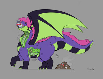 ambiguous_gender ambiguous_pred anthro anthro_prey bone breasts digestion disposal fatal_vore feces female female/ambiguous female_prey feral feral_pred internal larger_pred oral_vore size_difference skull vore goatchamp mythology avali dragon mythological_creature mythological_scalie scalie absurd_res digital_media_(artwork) hi_res
