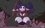 alternative_fashion big_breasts black_hair breasts cleavage clothed clothing female goth hair hammer holding_object holding_weapon maul melee_weapon not_furry red_eyes short_stack solo thick_thighs tools weapon plaga league_of_legends riot_games tencent noxus_poppy_(lol) poppy_(lol) yordle 16:10 hi_res widescreen