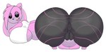 2024 allagainstyou anthro anus anus_outline belly big_anus big_belly big_breasts big_butt big_pussy black_bottomwear black_clothing black_nose black_sclera black_yoga_pants bottomwear breasts buckteeth butt camel_toe clothing colored digital_media_(artwork) eyelashes female genitals grey_belly grey_inner_ear hair hi_res huge_anus huge_breasts huge_butt hyper hyper_butt hyper_genitalia hyper_pussy looking_at_viewer mammal navel open_mouth open_smile overweight overweight_anthro overweight_female pants pink_ears pink_hair pink_mouth pink_tongue puffy_anus pussy rodent sciurid shaded shirt simple_background smile smiling_at_viewer smug solo susie_(reathe) teeth tight_clothing tongue topwear tree_squirrel white_background white_clothing white_eyes white_shirt white_topwear yoga_pants