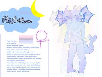 anthro breasts female genitals pippi_(project_of_the_miraculux_marine:_soulstars) project_of_the_miraculux_marine:soulstars small_breasts tail vulva fossildusk blushcrunch_studio dandy's_world aquatic cephalopod mammal mollusk mustelid nautilus otter model_sheet