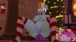 anal anal_masturbation anal_penetration anthro anthro_penetrated anthrofied anus bedroom_eyes biped blue_body bouncing_breasts breasts christmas_present christmas_stocking christmas_tree clothing dialogue dildo dildo_in_ass dildo_insertion dildo_sitting eyelashes female female_penetrated genitals gift hair happy holidays humanoid_genitalia humanoid_pussy knot knotted_dildo legwear looking_pleasured masturbation moan multicolored_hair multicolored_tail narrowed_eyes nipples object_in_ass pattern_clothing pattern_legwear pattern_thigh_highs penetration pink_eyes plant pupils pussy rainbow_hair rainbow_tail seductive sex_toy sex_toy_in_ass sex_toy_insertion solo spread_legs spreading striped_clothing striped_legwear striped_thigh_highs stripes tail teeth thigh_highs tongue toying_self tree rexyvexi sound_warning christmas friendship_is_magic hasbro my_little_pony rainbow_dash_(mlp) equid equine mammal 16:9 3d_(artwork) 3d_animation animated digital_media_(artwork) hi_res high_framerate short_playtime sound webm widescreen