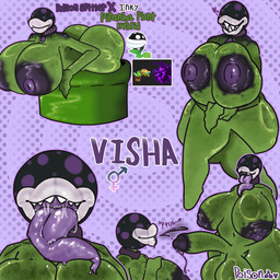 anthro areola balls belly big_balls big_breasts big_butt big_female big_penis bodily_fluids breast_squish breasts butt collar collar_only colored_cum coming_out_of_pipe crossed_arms crossed_legs cum genital_fluids genitals gynomorph head_markings heart_symbol holding_breast huge_balls huge_breasts huge_penis hyper hyper_breasts in_pipe intersex lips long_tongue markings nipples nude open_mouth penis pipe plant puffy_areola puffy_nipples saliva sharp_teeth sitting slimy_tongue solo spitting squish standing teeth thick_lips thick_thighs tongue tongue_out unusual_bodily_fluids unusual_cum unusual_genital_fluids venomous_spit poisonedcherry_(artist) mario_bros nintendo visha_(poisonedcherry) elemental_creature elemental_humanoid flora_fauna humanoid piranha_plant plant_humanoid 1:1 hi_res