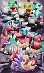 appliance belly big_belly feral inside kitchen kitchen_appliance object_vore oven overweight solo vore 80sarchosaur nintendo pokemon archeops fossil_pokemon generation_5_pokemon pokemon_(species) 2014 3:5