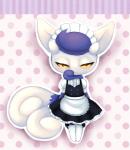 blush feline female joltik_(artist) maid maid_uniform meowstic nintendo nyaonikusu pokémon red_eyes video_games yellow_sclera
Rating: Safe
Score: 8
User: Juni221
Date: September 13, 2013