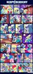 absurd_res alcohol bag bed beverage blonde_hair blue_body blue_feathers blue_fur blue_hair blush bodily_fluids broken_heart bubble building champagne clothing comic crying cutie_mark depression derp_eyes derpy_hooves_(mlp) dialogue digital_media_(artwork) disappointed drunk drunk_bubble embrace english_text equid equine facepalm feathered_wings feathers feels female feral firefly_(pre-g4) flashback flying food forced friends friendship_is_magic fur furniture gem glass group hair hasbro hat headgear headwear heart_symbol hi_res horn hotel house hug infatuation insect_wings jewelry kissing male mammal moon mostly_nude mouth_hold muffin multicolored_hair my_little_pony mythological_creature mythological_equine mythology necklace night outside pearl_(gem) pearl_necklace pegasus pictographics piercing pokey_pierce_(mlp) pom_hat ponyville purple_eyes question_mark rainbow_dash_(mlp) rainbow_hair sad scarf snow sorc star substance_intoxication suit surprise_(pre-g4) tears text tissue unicorn url white_hair window wings winter yellow_eyes