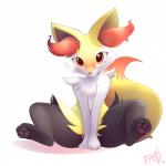 1:1 2018 3_toes absurd_res anthro arm_tuft b-epon barefoot big_tail biped black_body black_fur black_skin blush braixen canid canine casual_nudity cheek_tuft covering covering_crotch covering_lap covering_self daww digital_media_(artwork) dipstick_tail ear_tuft eyelashes facial_tuft feet female_(lore) fluffy fluffy_tail front_view fur generation_6_pokemon glistening glistening_body glistening_fur hi_res hindpaw hip_tuft inner_ear_fluff looking_at_viewer mammal markings multicolored_body multicolored_fur multicolored_tail nintendo nude orange_body orange_eyes orange_fur orange_tail_tip pawpads paws pink_nose pink_pawpads pokemon pokemon_(species) pseudo_clothing shaded shoulder_tuft signature simple_background sitting snout soles solo spread_legs spreading tail tail_markings thick_thighs toes tuft white_background white_body white_fur yellow_body yellow_fur