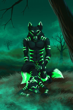 anal anthro back_markings biohazard_marking biohazard_symbol bioluminescence black_body black_fur black_spiral_dancer bodily_fluids colored_cum cum cum_inside duo erection eyes_closed facial_markings female female_penetrated from_behind_position fur genital_fluids genitals glowing glowing_cum glowing_eyes glowing_markings green_cum green_eyes hazard_symbol head_markings kneeling male male/female male_penetrating male_penetrating_female markings nude penetration penis plant radioactive sex symbol tree unusual_bodily_fluids unusual_cum unusual_genital_fluids hyhlion mythology werewolf_the_apocalypse white_wolf_publishing world_of_darkness_(series) fan_character noxious_(vermiis) toxic_(vermiis) canid canine canis mammal mythological_canine mythological_creature werecanid werecanine werecreature werewolf wolf 2015 digital_media_(artwork) hi_res brother_(lore) brother_and_sister_(lore) incest_(lore) sibling_(lore) sister_(lore) twincest_(lore) twins_(lore)