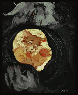 anthro black_background black_clothing clothed clothing fan_designs female fetus fur grey_body grey_fur hug hugging_another male neonate pawpads simple_background sweater topwear yellow_eyes young young_male chanxaki disney zootopia pawbert_lynxley unnamed_character canada_lynx felid feline lynx mammal 2026 digital_media_(artwork) digital_painting_(artwork) film_grain hi_res painting_(artwork) signature mother_(lore) mother_and_child_(lore) mother_and_son_(lore) parent_(lore) parent_and_child_(lore) parent_and_son_(lore) son_(lore)