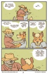 age_difference anthro artdecade blush canid canine canis clothing comic cowboy dialogue do_not_distribute duo embrace english_text farm farmer field fox hat hat_over_eyes headgear headwear hidden_eyes hug male mammal mister_isringhousen outside pipe raleigh_(artdecade) redneck rural smoking smoking_pipe southern text url wolf