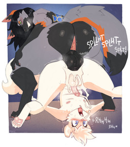 ahegao anal anal_orgasm anal_penetration anthro anus balls big_butt biped bodily_fluids butt cum cum_in_ass cum_inside cum_while_penetrated duo ejaculation eyelashes femboy femboy/femboy fur genital_fluids genitals grey_body hands-free josou_seme looking_pleasured male male/male male_penetrated male_penetrating male_penetrating_male orgasm penetration penile penile_penetration penis penis_in_ass pupils sex smile spread_legs spreading tongue tongue_out upside_down roly khopesh_aeterno squirrelykip canid canine cross_fox fox mammal red_fox rodent sciurid tree_squirrel true_fox hi_res