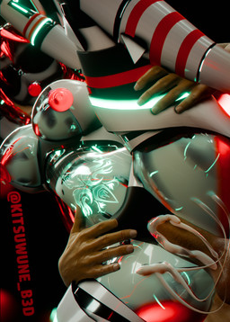 asphyxiation bdsm big_breasts blindfold bodily_fluids bondage bound breasts breath_play cum cum_inside deep_penetration dominant dominant_male excessive_cum excessive_genital_fluids faceless_character faceless_male female filled_to_the_brim gag gagged gagging genital_fluids genitals glowing glowing_genitalia machine male male/female penetration questionable_consent sexbot solo submissive submissive_female suffocate suffocation_hood thick_thighs vaginal vaginal_penetration kitsuwune_b3d velvet-01_(kitsuwuneb3d) human humanoid mammal robot robot_humanoid absurd_res hi_res