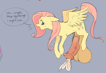 ambiguous_gender ambiguous_prey animal_genitalia animal_penis back_wings balls big_balls big_penis bodily_fluids cock_vore cum cum_string cutie_mark duo ejaculation equine_genitalia equine_penis feral flying genital_fluids genitals gynomorph gynomorph_pred hair half-erect huge_balls huge_penis intersex intersex_pred larger_pred open_mouth penile penis pink_hair prey_outline size_difference struggling struggling_prey sweat tail talking_to_prey text vein veiny_penis vore wings yellow_body cadmiumblu friendship_is_magic hasbro my_little_pony mythology angel_(mlp) fluttershy_(mlp) equid equine lagomorph leporid mammal mythological_creature mythological_equine pegasus rabbit 2026 digital_drawing_(artwork) digital_media_(artwork) english_text