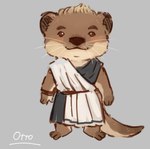 anthro biped brown_body clothed clothing solo homebearstudio you_miichi nairi:_rising_tide nairi_(series) otto_(nairi) mammal mustelid otter 2022 official_art