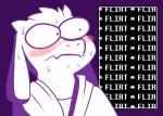 2015 2d_animation aged_up animated anthro asriel_dreemurr big_eyes blush bodily_fluids boss_monster_(undertale) bovid caprine clothed clothing english_text fangs fatz_geronimo goat hoodie horn humor long_ears male male_anthro mammal purple_background reaction_image shaking simple_background solo sweat teeth text topwear undertale undertale_(series) wide_eyed worried