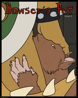 5_fingers anthro anthro_on_anthro black_border border bracelet brown_body brown_fur claws duo faceless_character fingers fur hand_on_head jewelry male male_anthro nude red_eyes scales shell spiked_bracelet spiked_shell spikes spikes_(anatomy) tail text yellow_body yellow_scales alexgoneloco mario_bros nintendo bowser plaguerat_(character) koopa mammal murid murine rat reptile rodent scalie 2013 4:5 cover cover_art cover_page digital_media_(artwork) english_text