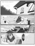 anthro comic dear_hustler english_text greyscale hi_res lagomorph leporid male mammal monochrome rabbit solo text tokifuji