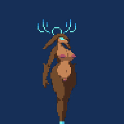 anthro anthro_pred antlers bodily_fluids breast_bulge breast_expansion breast_vore breasts casting_spell countershade_torso countershading digestion duo expansion female female/female genitals glowing glowing_antlers glowing_eyes growth halo horn lactating milk_transformation navel nipple_fetish nipple_play nipple_vore nipples size_difference standing struggling struggling_prey vore vulva walking pthalo graphite_(pthalo) deer lagomorph leporid mammal rabbit 1:1 animated digital_media_(artwork) low_res pixel_(artwork) pixel_animation