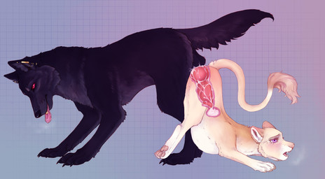 animal_genitalia animal_penis ass_to_ass balls belly big_belly black_body black_fur bodily_fluids breath canine_genitalia canine_penis cervical_contact cervix cum cum_in_uterus cum_in_vagina cum_inflation cum_inside duo ear_piercing erection female female_feral female_penetrated feral feral_on_feral feral_penetrated feral_penetrating feral_penetrating_feral fingers fur genital_fluids genitals head_down_ass_up huge_belly huge_penetration inflation internal internal_vaginal interspecies knot knot_hanging knotted_penis knotting larger_feral larger_male looking_pleasured male male/female male_feral male_penetrating male_penetrating_female open_mouth orgasm_face pawpads paws penetration penile penile_penetration penis penis_in_vagina piercing pregnant pregnant_female pregnant_feral pregnant_sex purple_eyes red_eyes reverse_doggystyle sex simple_background size_difference smaller_female smaller_penetrated spread_legs spreading throbbing throbbing_penis tongue tongue_piercing uterus vaginal vaginal_knotting vaginal_penetration x-ray_view yellow_body yellow_fur ratm-af calpurnia canid canine canis felid lion mammal pantherine wolf hi_res