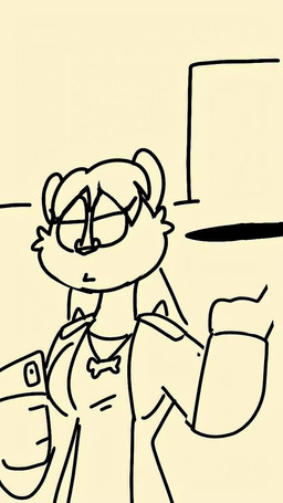 animatic anthro bloated breasts buckteeth clothed clothing dialogue duo electronics eyelashes eyewear female fur glasses group hair humor male male/female open_mouth phone rumbling_stomach simple_background tail teeth teleportation_vore trio vore jayme_universe ben-bun_(afraart) jad_(jayme_universe) canid canine canis lagomorph leporid mammal rabbit unknown_species 2d_animation 9:16 animated digital_media_(artwork) hi_res meme monochrome short_playtime sound video voice_acted