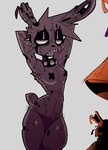 black_bikini_bottom black_nose bodily_fluids breasts brown_body brown_fur cheek_tuft clenched_teeth clothed clothing collar crossgender facial_tuft female fur hair legwear lidded_eyes machine mtf_crossgender navel nipple_tape open_mouth pasties pink_tongue pubes solo spiked_collar spikes standing stockings sweat tail tape teeth thick_thighs three-quarter_view tongue tongue_out topless torn_clothing torn_ear torn_legwear torn_stockings tuft white_eyes wide_hips xexeezy five_nights_at_freddy's five_nights_at_freddy's_3 scottgames springtrap_(fnaf) animatronic lagomorph leporid mammal rabbit robot 2025 aliasing binary_drawing cel_shading digital_drawing_(artwork) digital_media_(artwork) portrait shaded three-quarter_portrait