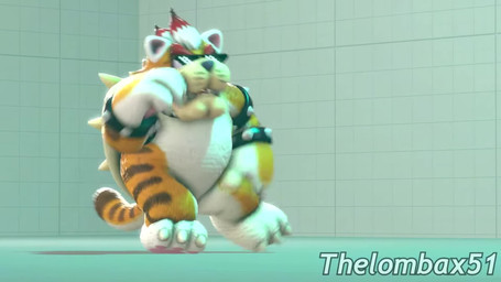 anthro dancing eyewear grey_background male overweight overweight_anthro overweight_male simple_background solo sunglasses thelombax51 mario_bros nintendo mario meowser domestic_cat felid feline felis humanoid koopa mammal scalie 16:9 3d_(artwork) 3d_animation animated digital_media_(artwork) hi_res high_framerate short_playtime sound video widescreen